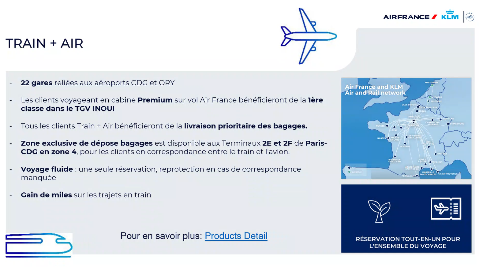 AIR FRANCE TRAIN AIR PREMIUM